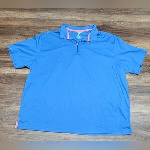 Men's Blue Polo SIZE: XL